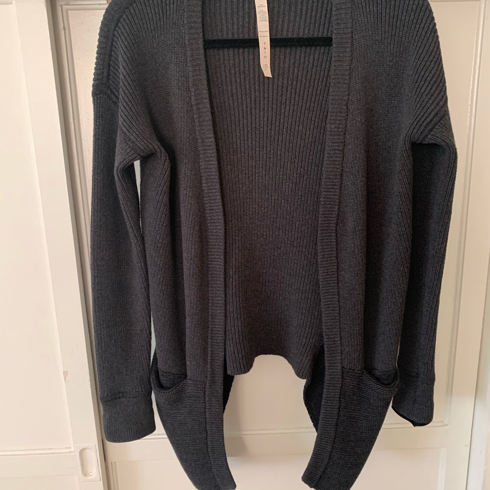 Lululemon open front knit cardigan